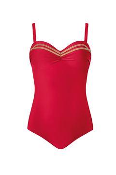 Immagine di PLUS SIZE SWIM SUIT GOLD TRIM